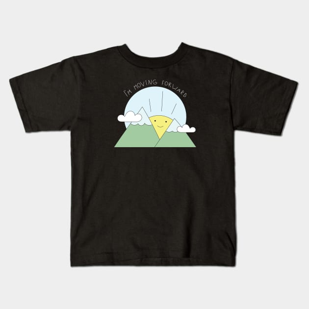 Keep moving forward Kids T-Shirt by gnomeapple